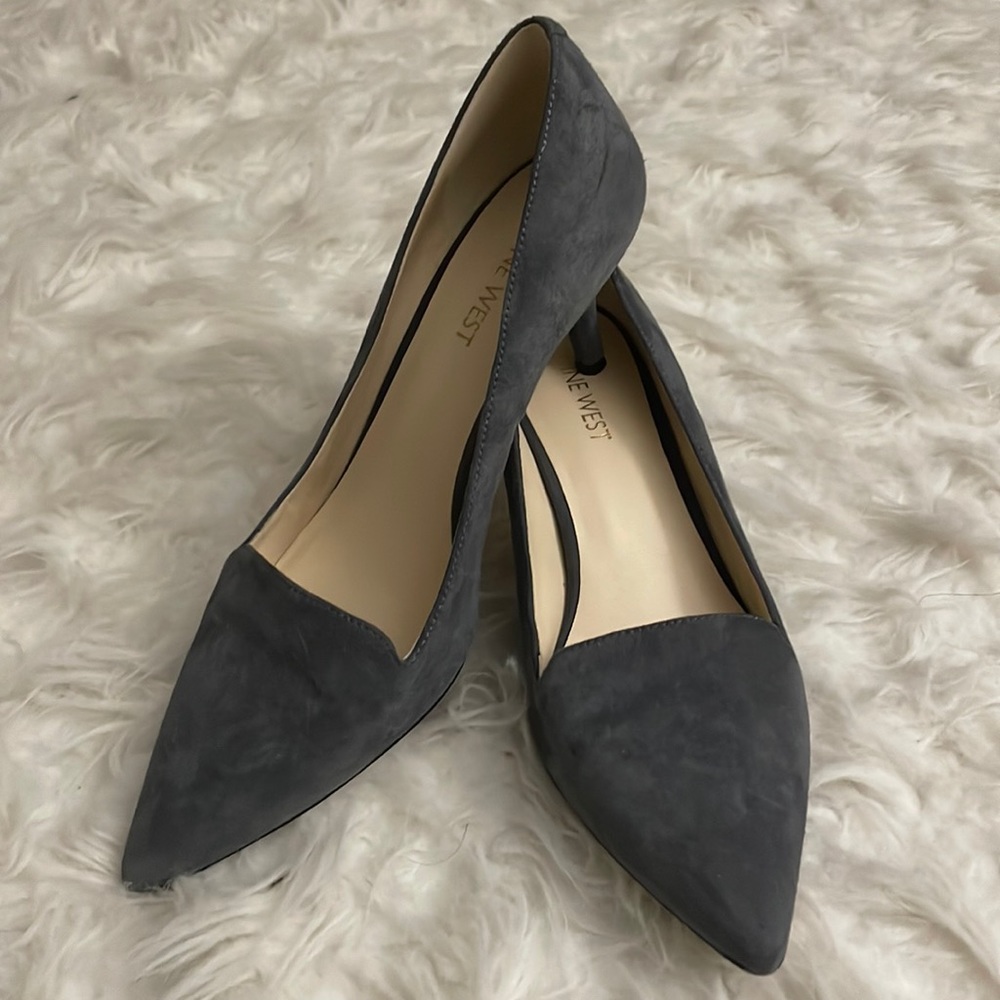 Nine W. suede shoes short Heel